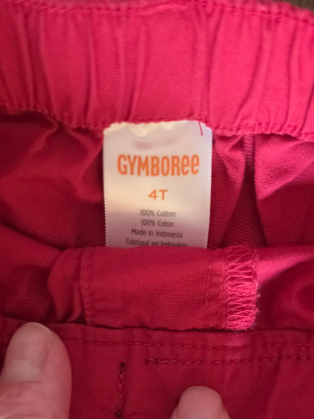 Gymboree Red, Navy & White Star Gingham Tiered Skirt